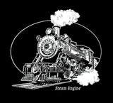 Steam Engine Train T-Shirt & Free Gift